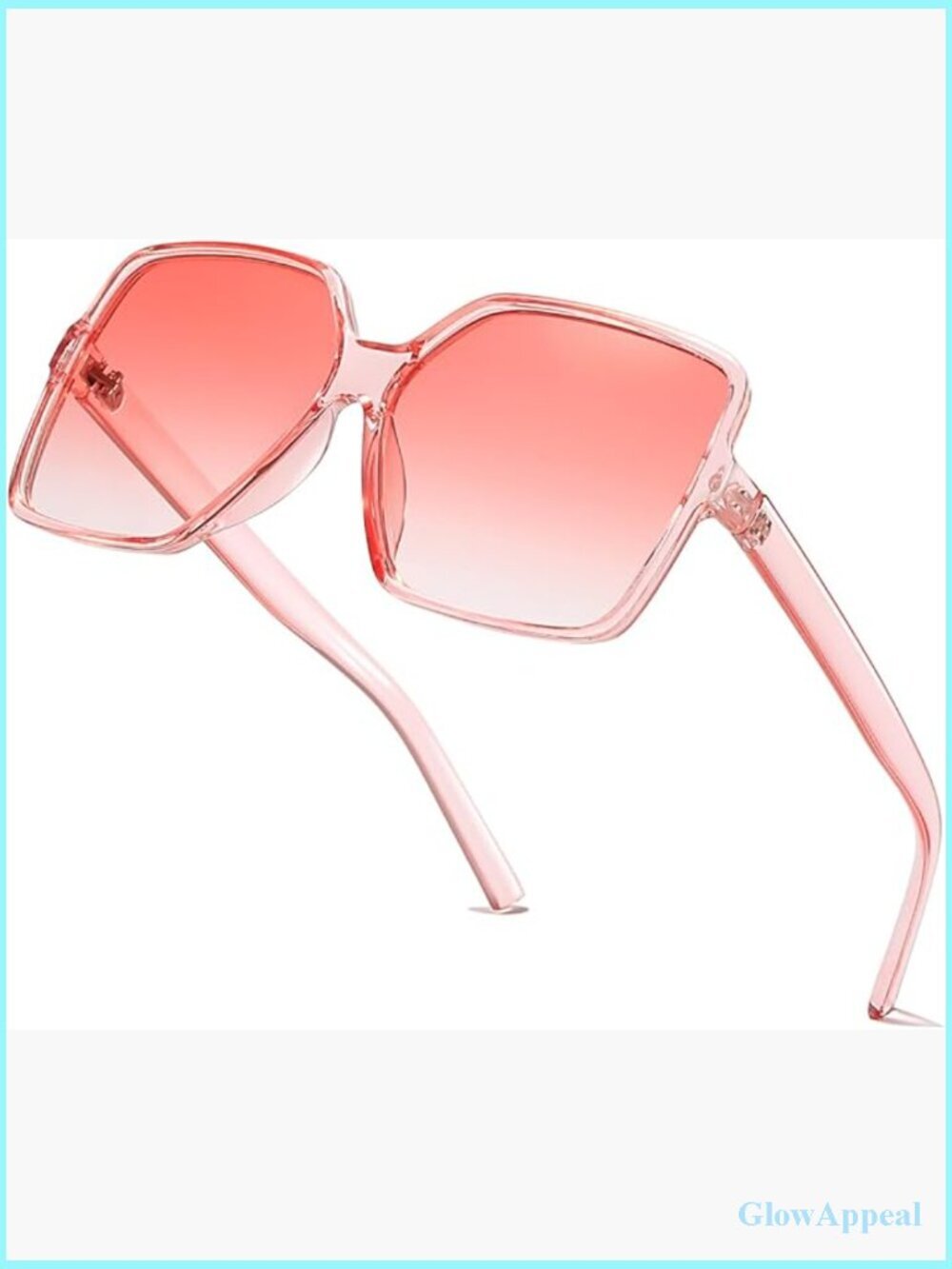 Chic Square Oversized Sunglasses for Women 100% UV Protection Large Wide